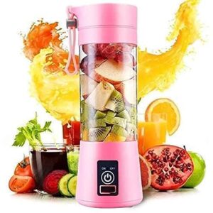 portable 6 blade juicer blender with built in jar, juice mixer bottle,fruit juice machine