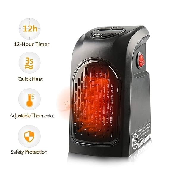 handy electric heater, 400 watts heater, plug in heatter, mini, portable room, office handy electric heater, 400 watts heater, plug in heatter, mini, portable room, office
