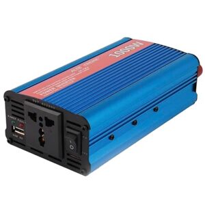 Home allextreme expint01 1000w heavy duty portable power inverter 1 usb port charging dc to ac output socket for laptop smartphone