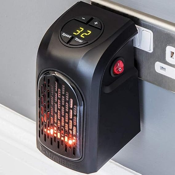 handy electric heater, 400 watts heater, plug in heatter, mini, portable room, office handy electric heater, 400 watts heater, plug in heatter, mini, portable room, office