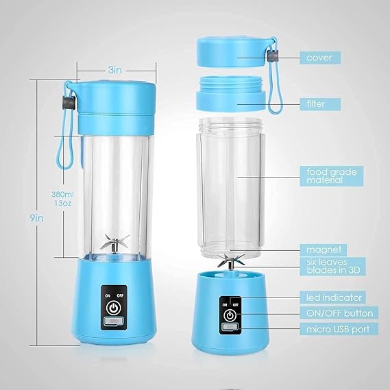 portable 6 blade juicer blender with built in jar, juice mixer bottle,fruit juice machine portable 6 blade juicer blender with built in jar, juice mixer bottle,fruit juice machine