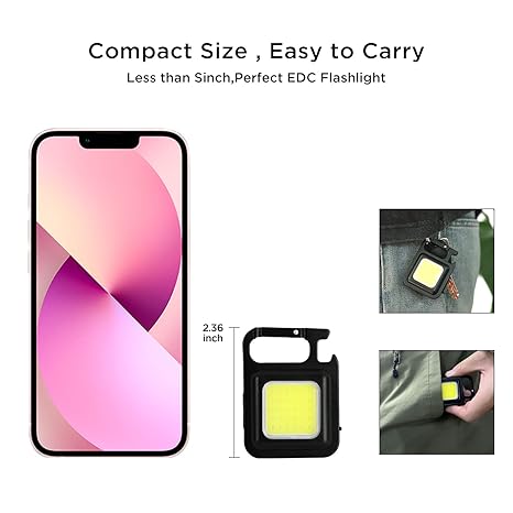 ed mini cob keychain and magentic flashlight portable usb rechargeable light 3 light modes with folding bracket ed mini cob keychain and magentic flashlight portable usb rechargeable light 3 light modes with folding bracket
