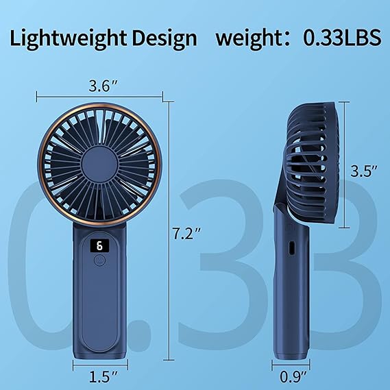 portable hand fan, mini rechargeable small fan, 4000mah long lasting battery fan portable hand fan, mini rechargeable small fan, 4000mah long lasting battery fan