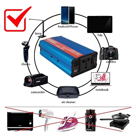 allextreme expint01 1000w heavy duty portable power inverter 1 usb port charging dc to ac output socket for laptop smartphone allextreme expint01 1000w heavy duty portable power inverter 1 usb port charging dc to ac output socket for laptop smartphone