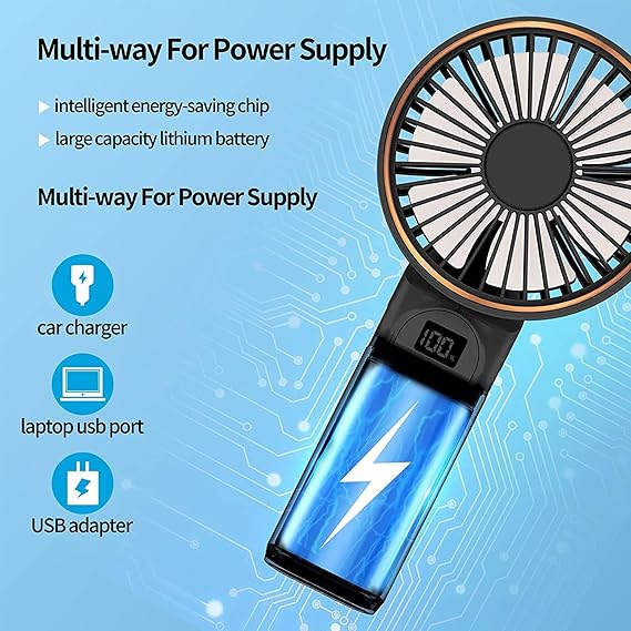 portable hand fan, mini rechargeable small fan, 4000mah long lasting battery fan portable hand fan, mini rechargeable small fan, 4000mah long lasting battery fan