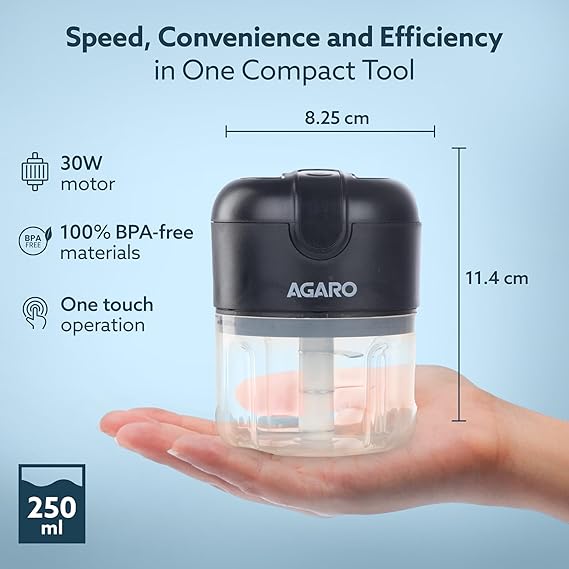 elite rechargeable mini electric chopper, food grade bowl, stainless steel blades, one touch operation, for mincing garlic, ginger, onion, vegetab elite rechargeable mini electric chopper, food grade bowl, stainless steel blades, one touch operation, for mincing garlic, ginger, onion, vegetab
