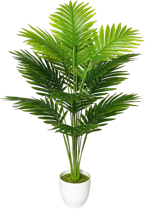 plants artificial floor plants large tropical palm tree tall monstera plant in pot faux plants for indoor outdoor home (areca | white pot, pack of one) plants artificial floor plants large tropical palm tree tall monstera plant in pot faux plants for indoor outdoor home (areca | white pot, pack of one)