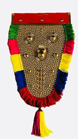 foldable nettipattam wall art, multi color, large (40x80 inches), home decor, dressing room foldable nettipattam wall art, multi color, large (40x80 inches), home decor, dressing room
